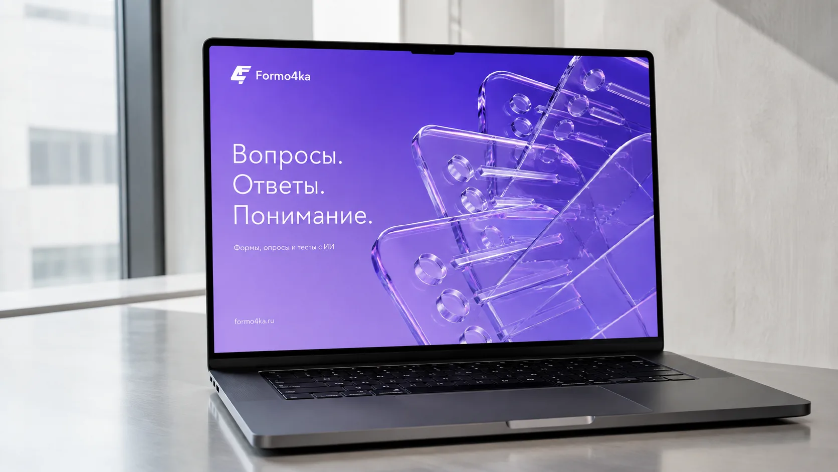 Formo4ka — форма для сбора заявок на ноутбуке